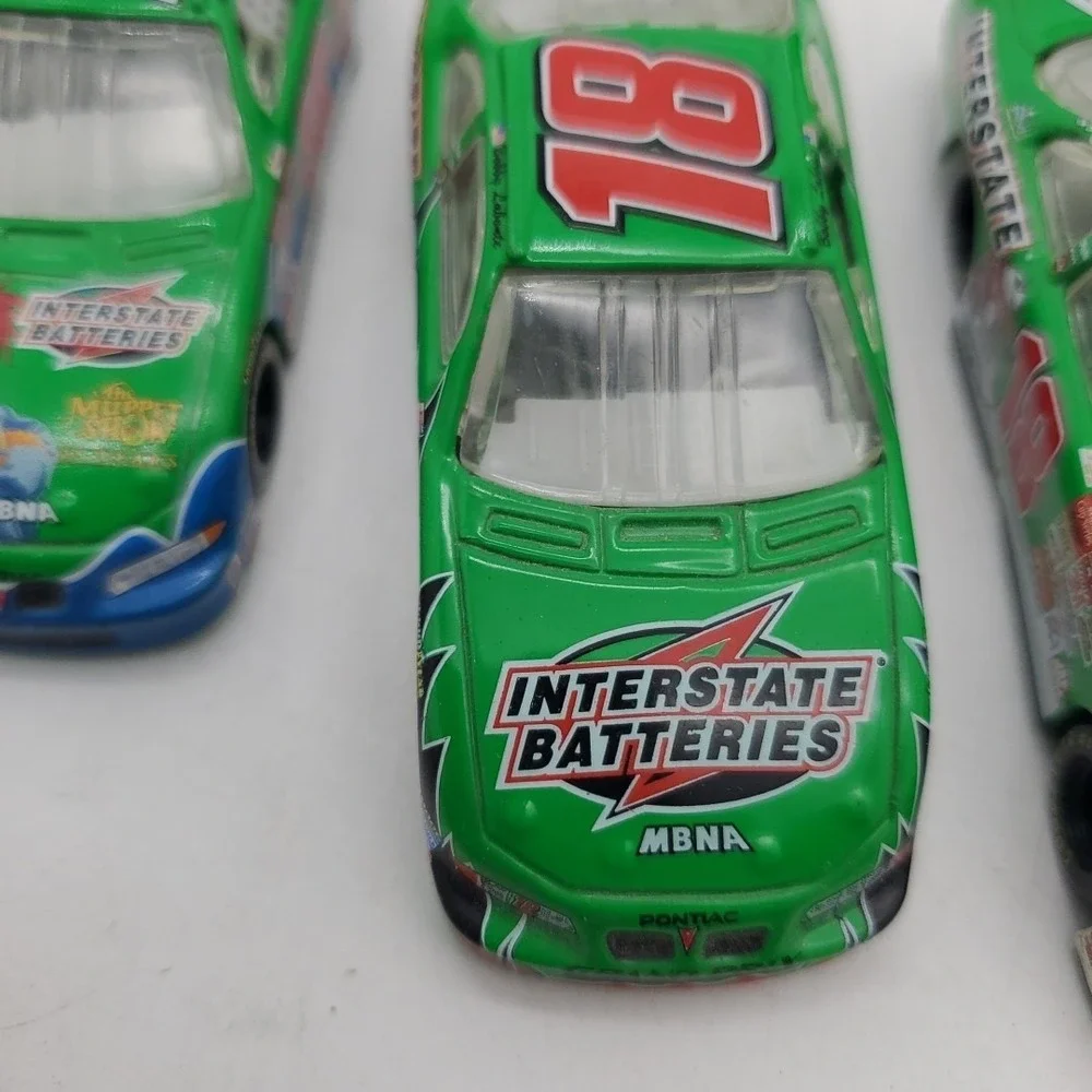 NASCAR Bobby‎ Labonte #18 Set Of 3 Action Cars Photograph Display Interstate